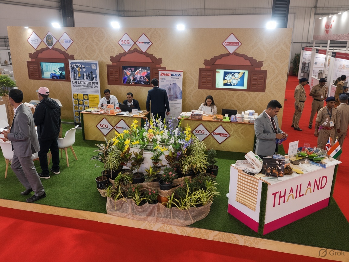 Branded exhibition stall